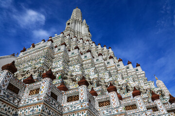 Temple Of Dawn (Wat Arun) one of the most spectacular and recognizable Thai landmarks. Bangkok...