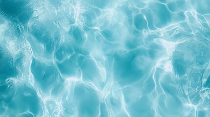 Fototapeta premium Abstract Water Ripples in Aqua Blue