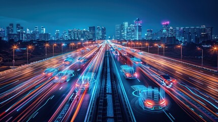 Obraz premium Autonomous City Highway
