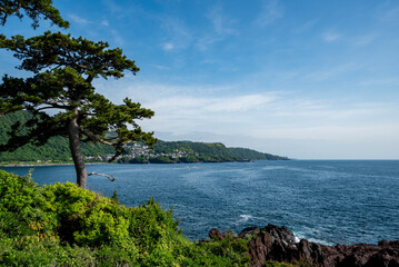 城ヶ崎海岸 こずりからの眺め　静岡県伊東市