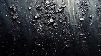 Abstract Black and White Paint Texture