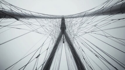 Fototapeta premium Abstract Structure of Cables