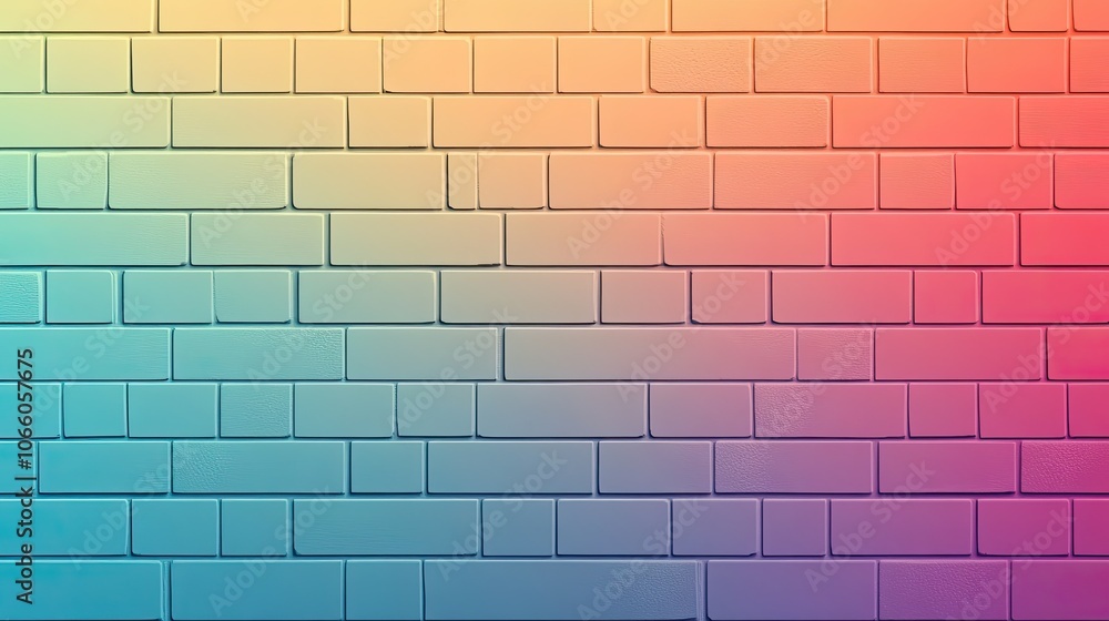 Poster elegant gradient brick background with a smooth color transition, providing a sophisticated and mode