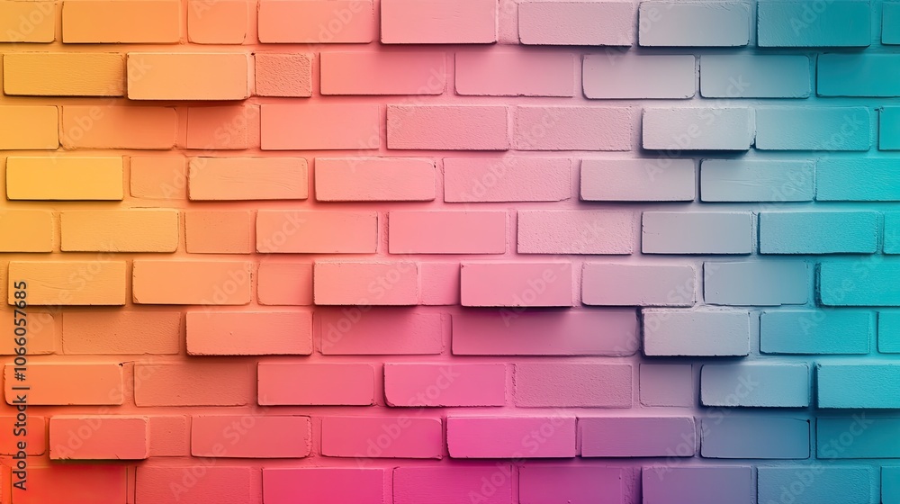 Poster elegant gradient brick background with a smooth color transition, providing a sophisticated and mode