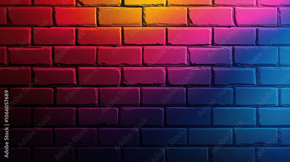 Poster elegant gradient brick background with a smooth color transition, providing a sophisticated and mode