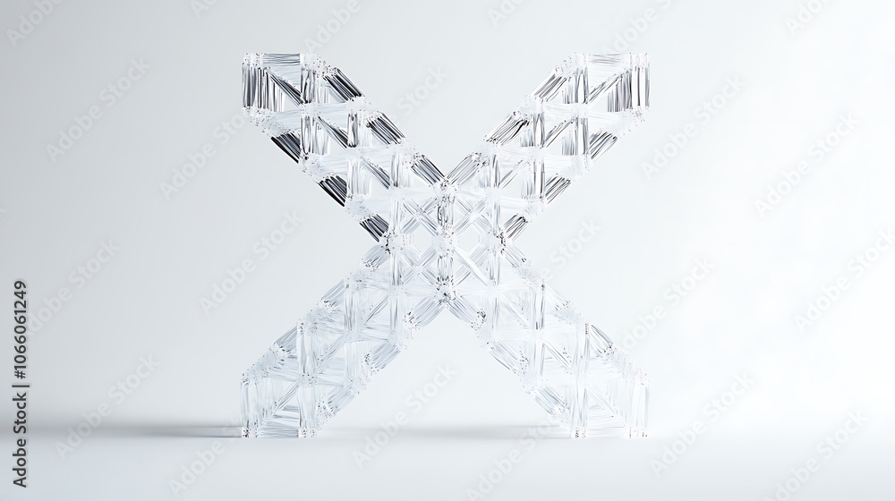 Poster Server racks forming an x sign, symbolizing compute power from social media data
