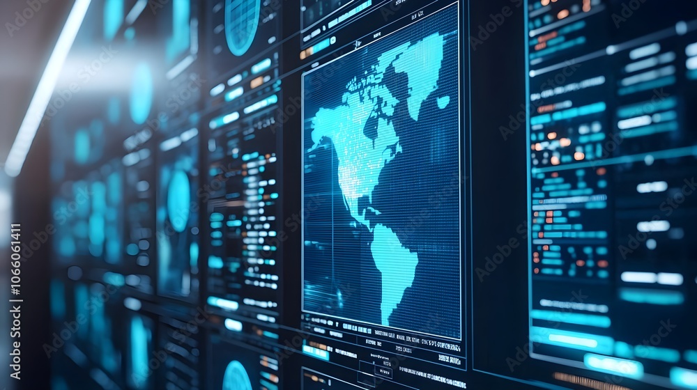 Poster global data network interface