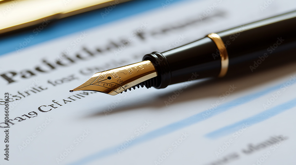 Poster Policies and procedures memo written on notebook with fountain pen