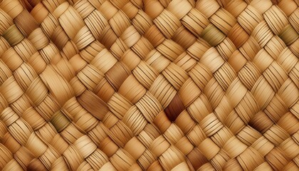 Woven natural material texture