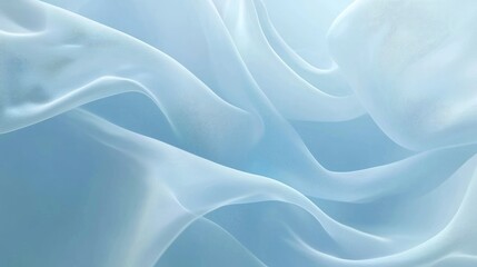 Obraz premium Abstract Light Blue Fabric Texture with Subtle Waves and Lines