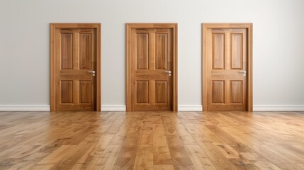 Three doors stand before you, symbolizing choices. Which path will you take to step into the next adventure