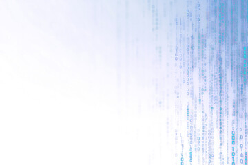 PNG Blue binary code background digital data.