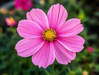 Obraz premium pink cosmos flower closeup