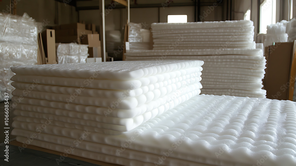 Poster styrofoam, sheets produced in factories