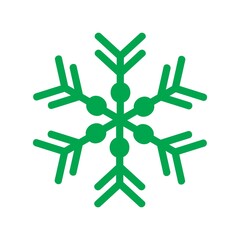 Snowflake winter clip art design on plain white transparent isolated background for card, shirt, hoodie, sweatshirt, apparel, card, tag, mug, icon, poster or badge