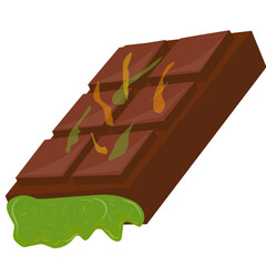 Illustration of chicolate bar