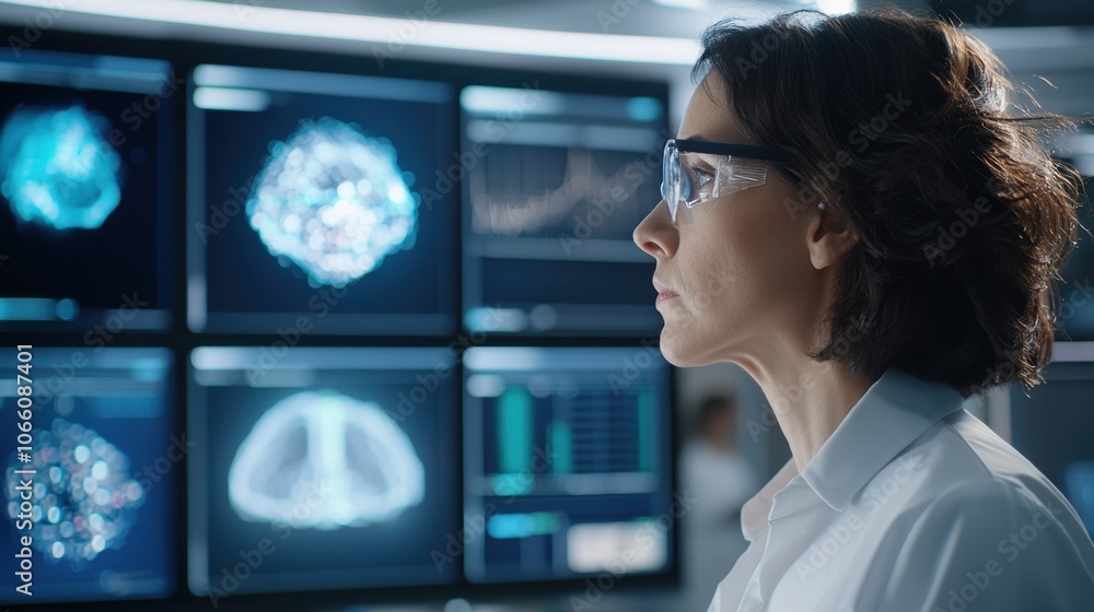 Poster ai-driven content generation in a modern lab