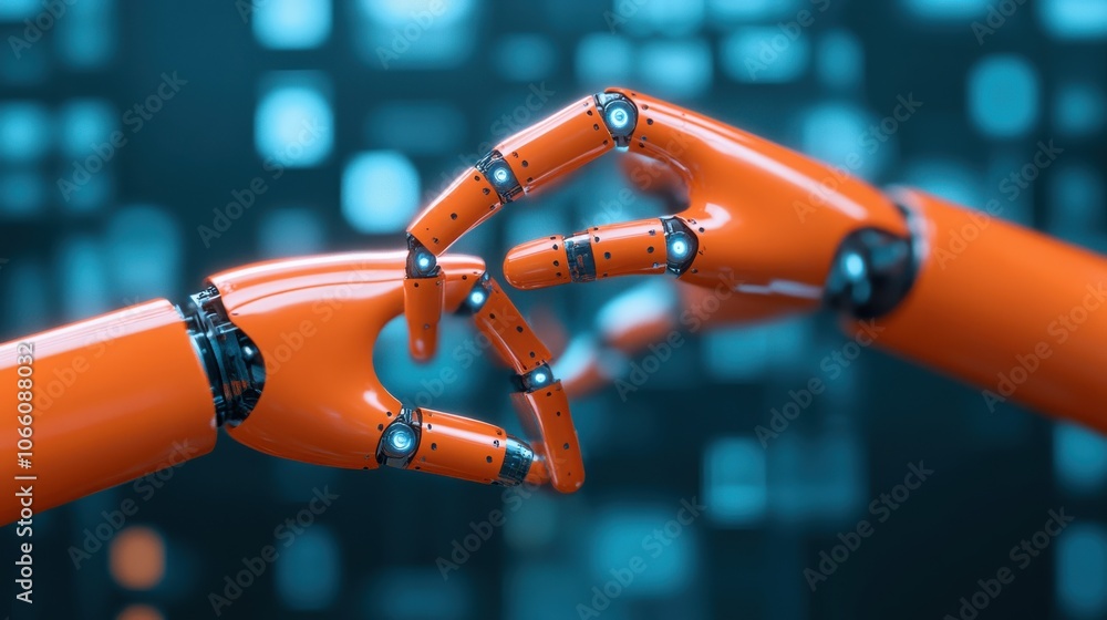 Poster ai powered robotics in industrial automation