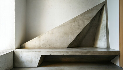 Minimalist and unique interior design in the house