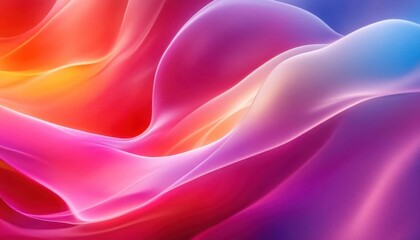 Obraz premium Abstract gradient colors with vibrant tones, soft lighting, dynamic energy, sleek design, modern art vibe