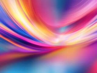 Obraz premium Abstract motion blur with vibrant colors, dynamic movement, soft lighting, sleek modern design