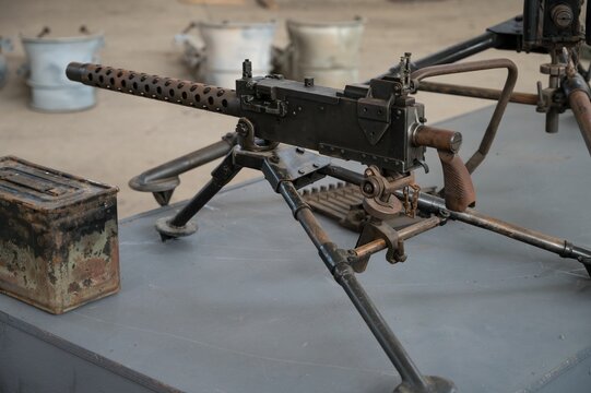 The Browning 1919 machine gun was the light machine gun of the US Army infantry