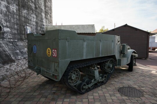 half-track vehicle of the second world war, the American M3 Half Track