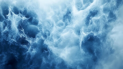 Obraz premium Abstract watercolor background of blue color on a white background