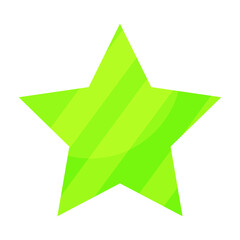 Obraz premium Star element isolated on the white