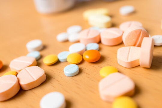 Variety of medicines and drugs