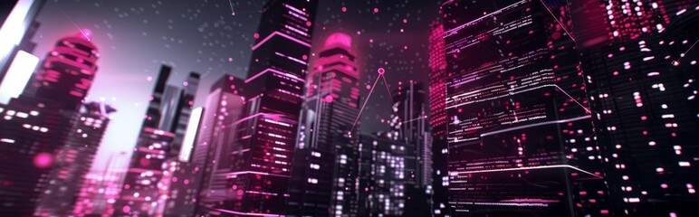 Urban Internet technology background