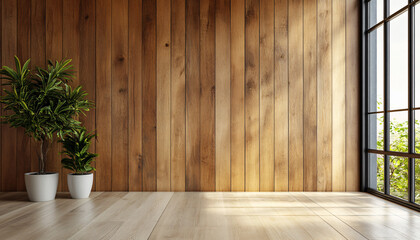 Naklejka premium Minimalist and unique interior design in the house