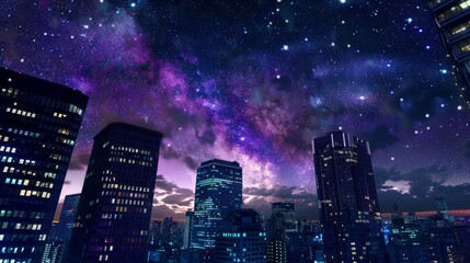 Fototapeta premium Urban Internet technology background