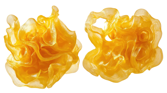 Collection of Golden Locks Showcases Unique Organic Shapes Generative AI