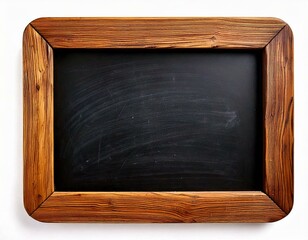 木の枠の黒板