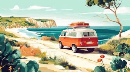 Travel planning services helping clients design personalized itineraries for memorable trips. Illustrations