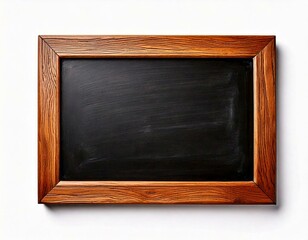 木の枠の黒板