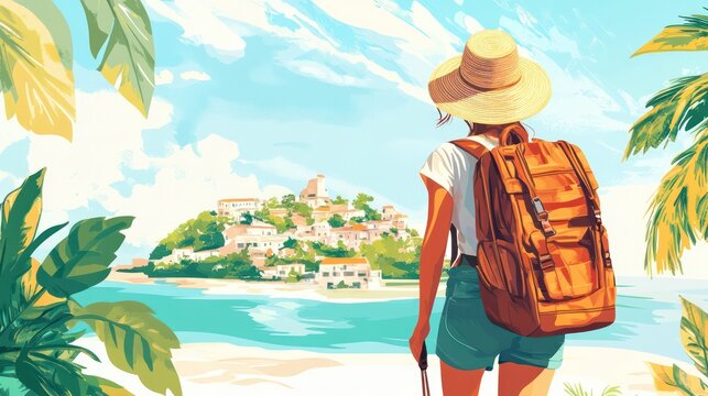 Travel planning services helping clients design personalized itineraries for memorable trips. Illustrations