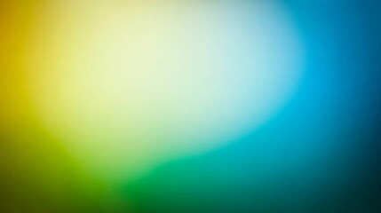 Obraz premium Abstract Blurred Background with Yellow Green and Blue Gradient