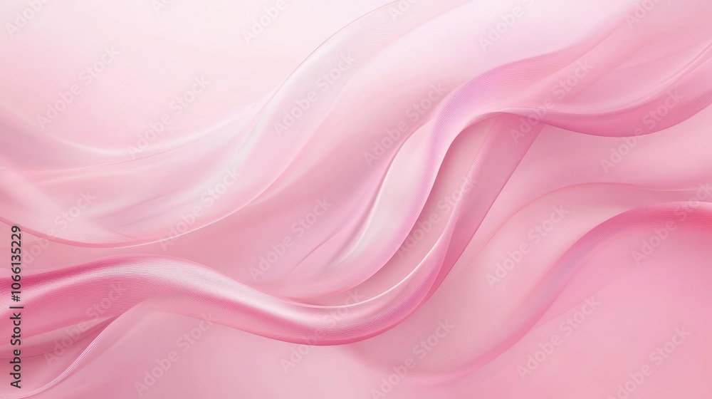 Poster abstract pink wave background with soft texture and smooth curves for website, presentation, or grap