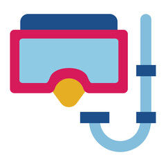 Fototapeta premium Snorkling Icon