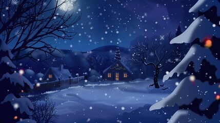 Fototapeta premium Traditional Christmas Background: Create a Warm and Timeless Christmas Setting
