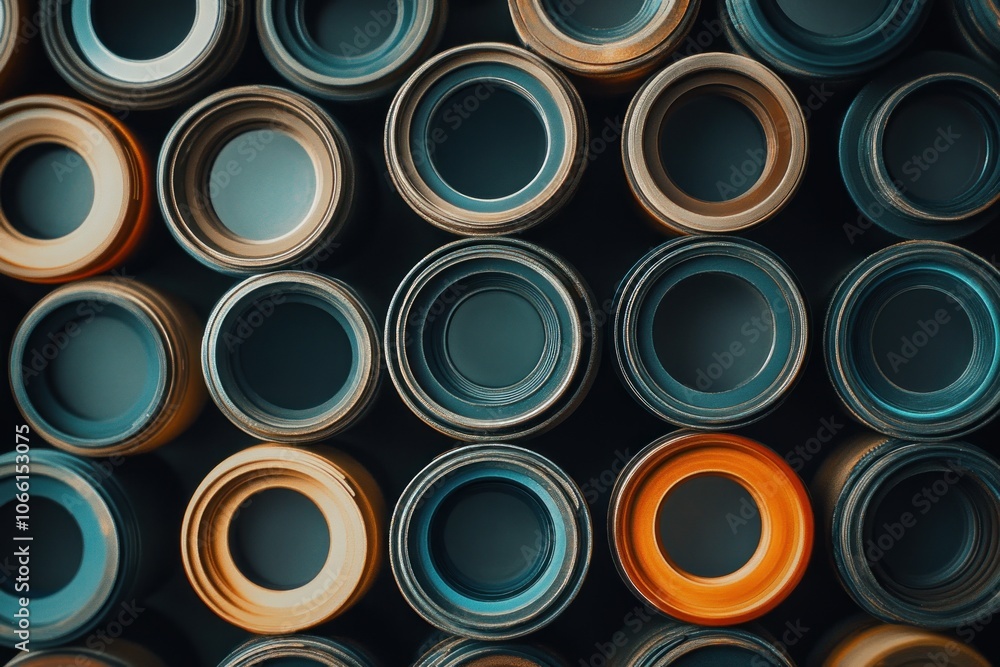 Poster abstract circular pattern