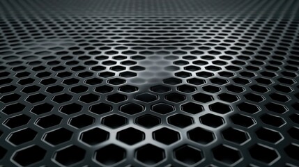 A visually striking composition of interconnected white hexagons creates a contemporary aesthetic, adding texture and depth to the interior space, perfect for design enthusiasts and minimalists.