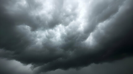 Obraz premium Dramatic Storm Clouds, dark clouds, rain clouds, weather, sky, atmosphere