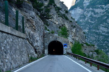 Stelvio Pass Tunnel,Passo dello Stelvio Italy /...