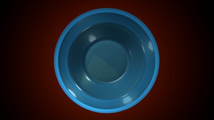 Receptor function system of 3d illustration