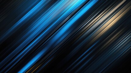 Abstract Diagonal Lines in Blue, Gray, and Brown on a Black Background