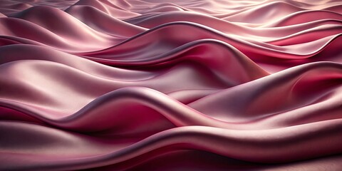 Obraz premium A Symphony of Soft Pink Drapes, an Abstract Tapestry of Luxurious Texture and Gentle Light
