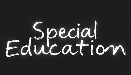 Obraz premium Word writing text Special Education. Business photo showcasing form of learning given to students with mental challenges isolated with white highlights, png